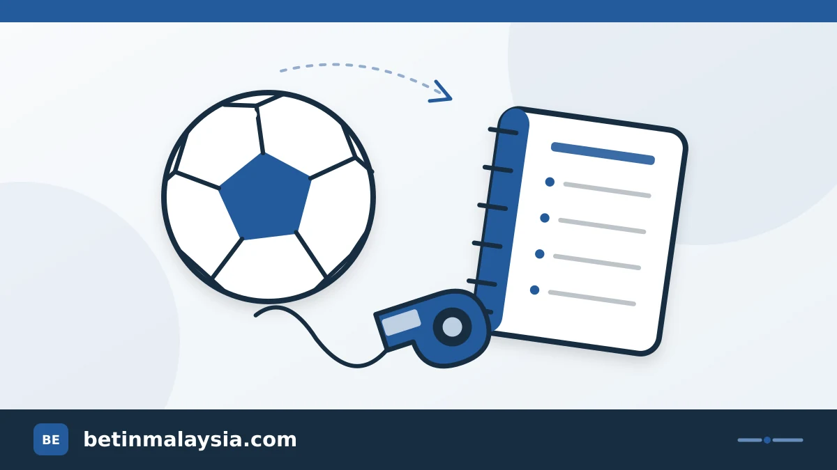 Ball, whistle and notebook for sports analysis
