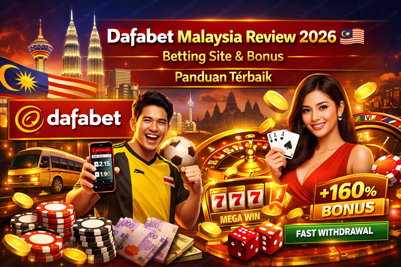 Dafabet Malaysia Review 2026 🇲🇾 | Betting Site & Bonus Panduan Terbaik