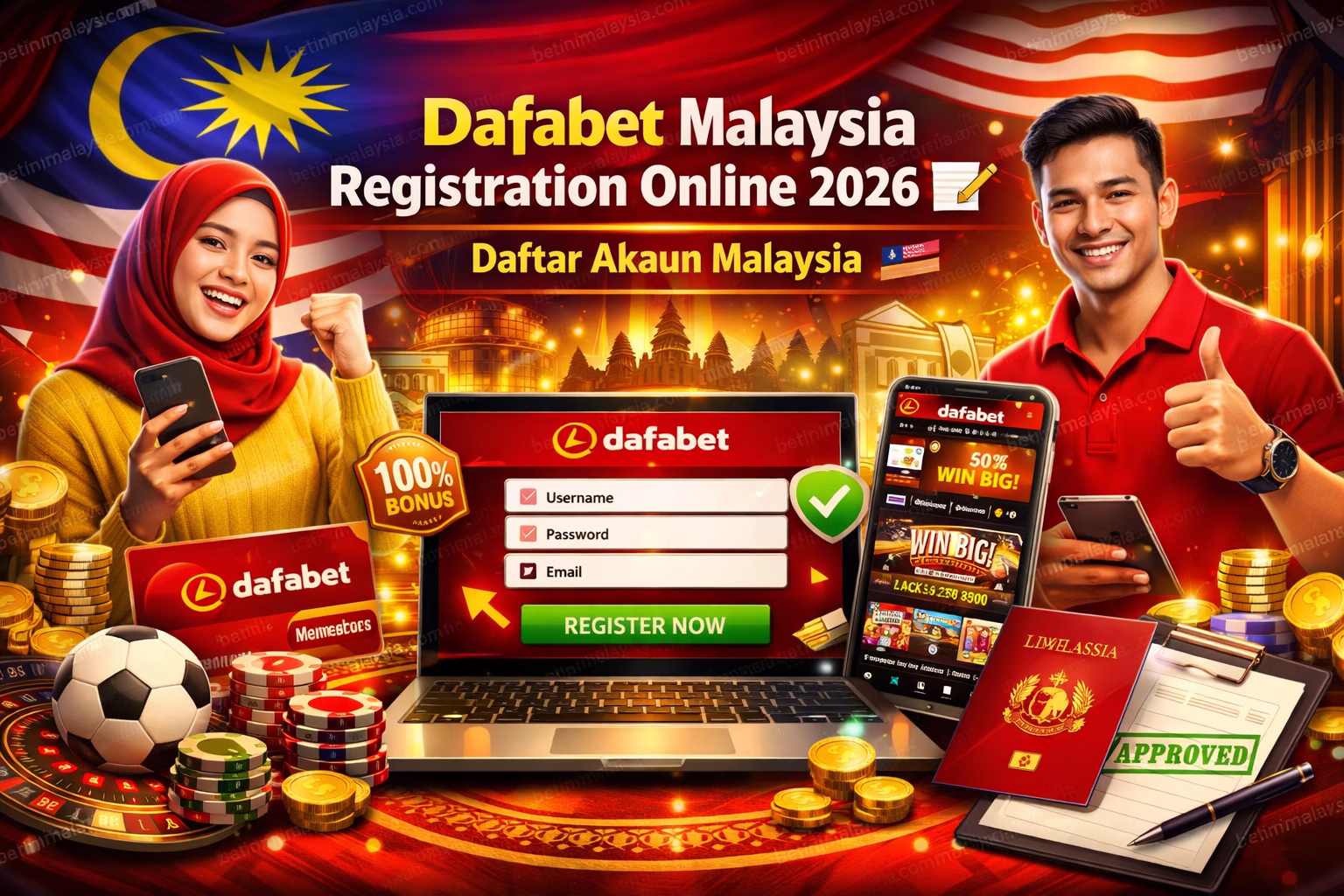 Dafabet Malaysia Registration Online 2026 Daftar Akaun & Start Betting