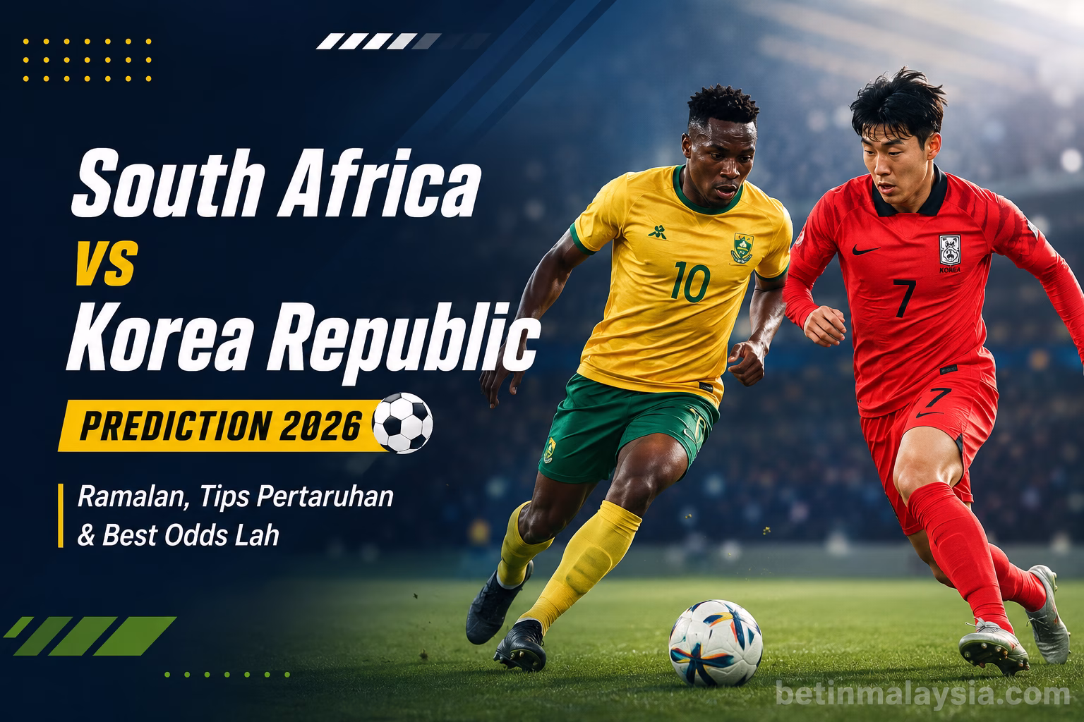🇿🇦 South Africa vs Korea Republic Prediction 2026 Tips Pertaruhan Terbaik & Odds Analysis Lah
